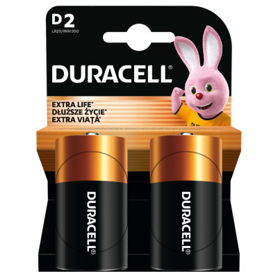 Батарейка Duracell D LR20 лужна 2шт. в упаковці (81545439/5005987/5014435) Батарейка Duracell D LR20 лужна 2шт. в упаковці (81545439/5005987/5014435)