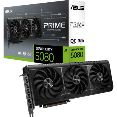 Відеокарта ASUS GeForce RTX5080 16GB PRIME OC (PRIME-RTX5080-O16G) Відеокарта ASUS GeForce RTX5080 16GB PRIME OC (PRIME-RTX5080-O16G)