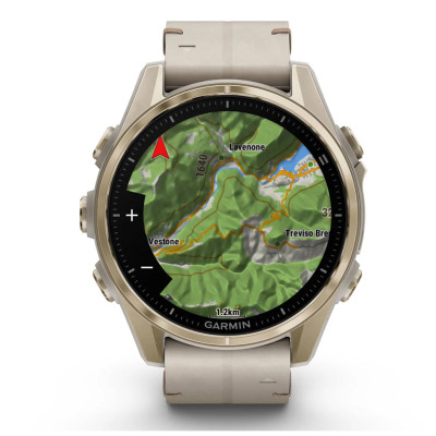 Смарт-годинник Garmin fenix 8 43mm, AMOLED, Saph, SftGldSS/FogGryLeatherBnd, Excl, GPS (010-02903-40) Смарт-годинник Garmin fenix 8 43mm, AMOLED, Saph, SftGldSS/FogGryLeatherBnd, Excl, GPS (010-02903-40)