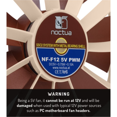 Кулер до корпусу Noctua NF-F12 5V PWM Кулер до корпусу Noctua NF-F12 5V PWM
