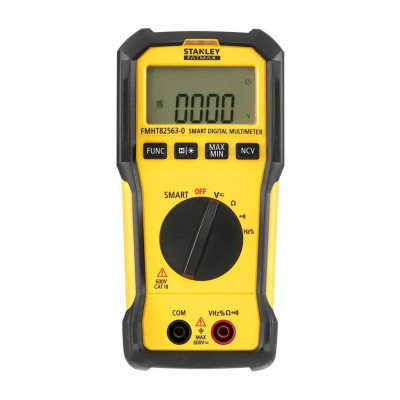 Цифровий мультиметр Stanley FATMAX, подвійний дисплей САТ ІІІ, до 600В, 10А (FMHT82563-0) Цифровий мультиметр Stanley FATMAX, подвійний дисплей САТ ІІІ, до 600В, 10А (FMHT82563-0)
