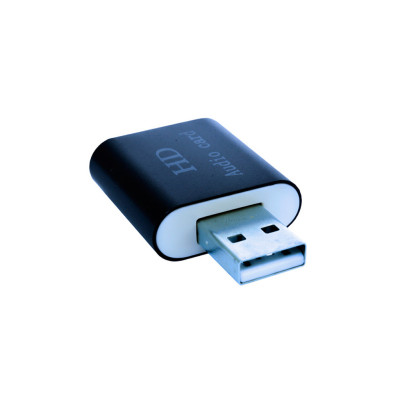 Звукова плата Dynamode USB-SOUND7-ALU black Звукова плата Dynamode USB-SOUND7-ALU black