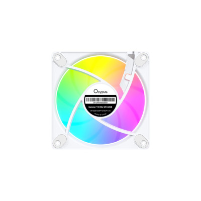 Кулер до корпусу OCYPUS GAMMA F12 ELITE WH ARGB (GAMMA-F12-WH1AM00E-GL) Кулер до корпусу OCYPUS GAMMA F12 ELITE WH ARGB (GAMMA-F12-WH1AM00E-GL)