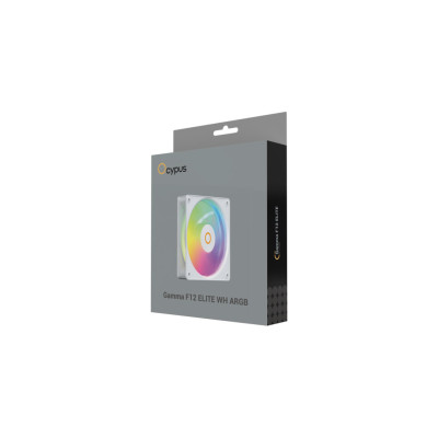 Кулер до корпусу OCYPUS GAMMA F12 ELITE WH ARGB (GAMMA-F12-WH1AM00E-GL) Кулер до корпусу OCYPUS GAMMA F12 ELITE WH ARGB (GAMMA-F12-WH1AM00E-GL)