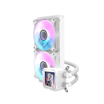 Система рідинного охолодження DARKFLASH DV240S WHITE Система рідинного охолодження DARKFLASH DV240S WHITE