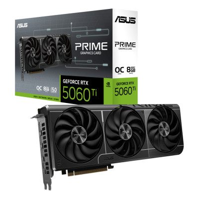 Відеокарта ASUS GeForce RTX5060Ti 8Gb PRIME OC (PRIME-RTX5060TI-O8G) Відеокарта ASUS GeForce RTX5060Ti 8Gb PRIME OC (PRIME-RTX5060TI-O8G)