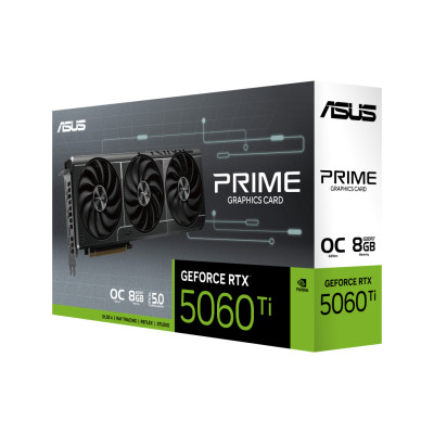 Відеокарта ASUS GeForce RTX5060Ti 8Gb PRIME OC (PRIME-RTX5060TI-O8G) Відеокарта ASUS GeForce RTX5060Ti 8Gb PRIME OC (PRIME-RTX5060TI-O8G)