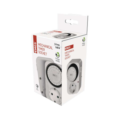 Таймер-розетка EMOS P5522 Таймер-розетка EMOS P5522