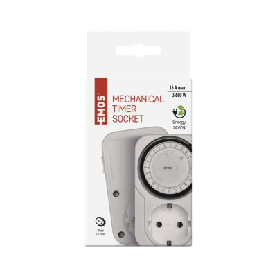 Таймер-розетка EMOS P5522 Таймер-розетка EMOS P5522