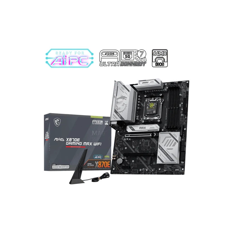 Материнська плата MSI MAG X870E GAMING MAX WIFI