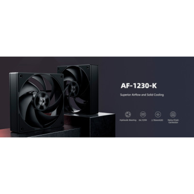 Кулер до корпусу ID-Cooling AF-1230-K Кулер до корпусу ID-Cooling AF-1230-K
