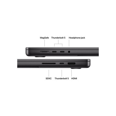 Ноутбук Apple MacBook Pro 16 A3428 M5 Pro Space Black (MGEA4UA/A) Ноутбук Apple MacBook Pro 16 A3428 M5 Pro Space Black (MGEA4UA/A)