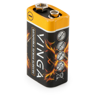 Батарейка 9V 6LR61 Alkaline Vinga (VJAB9V1) Батарейка 9V 6LR61 Alkaline Vinga (VJAB9V1)