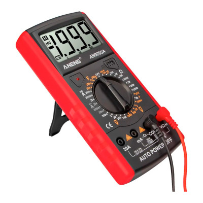 Цифровий мультиметр ANENG AN9205A, V, A, R, F, функція hFE (AN9205A) Цифровий мультиметр ANENG AN9205A, V, A, R, F, функція hFE (AN9205A)