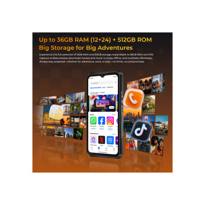 Мобільний телефон OUKITEL WP66 12/512GB Orange (6941749856845) Мобільний телефон OUKITEL WP66 12/512GB Orange (6941749856845)