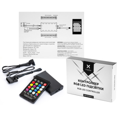 Модуль управління підсвічуванням Vinga RGB control-01 Модуль управління підсвічуванням Vinga RGB control-01