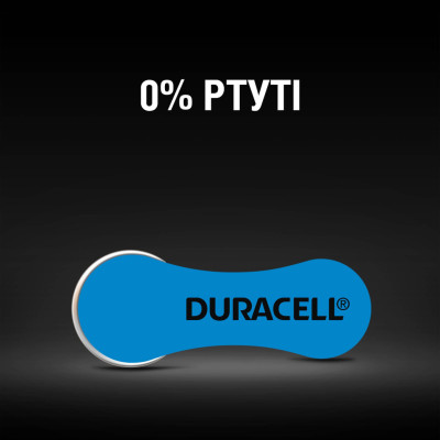 Батарейка Duracell для слухових апаратів розмір 675, 6 шт. в упаковці (5004326) Батарейка Duracell для слухових апаратів розмір 675, 6 шт. в упаковці (5004326)