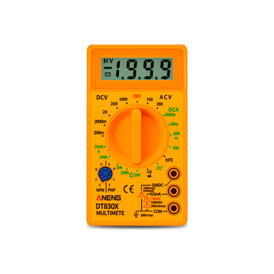 Цифровий мультиметр ANENG AN-DT830X, V, A, R, C, функція hFE (AN-DT830X)