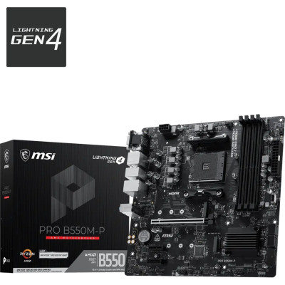Материнська плата MSI PRO B550M-P Материнська плата MSI PRO B550M-P