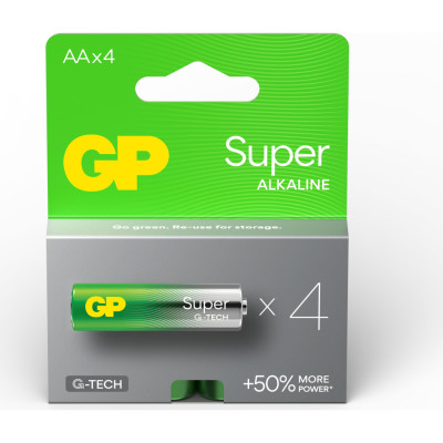 Батарейка Gp AA LR6 Super Alcaline * 4 (15A21-SB4 / 4891199216763) Батарейка Gp AA LR6 Super Alcaline * 4 (15A21-SB4 / 4891199216763)