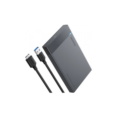 Кишеня зовнішня Ugreen USB 3.0 to SATA SSD 2.5" US221 black (30848)