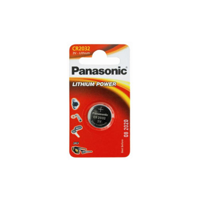 Батарейка Panasonic CR 2032 Lithium * 1 (CR-2032EL/1B)