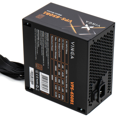 Блок живлення Vinga 650W (VPS-650B1) Блок живлення Vinga 650W (VPS-650B1)
