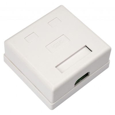 Комп'ютерна розетка RJ45x2 UTP cat.5e 8P8C Vinga (VCPRJ45O2) Комп'ютерна розетка RJ45x2 UTP cat.5e 8P8C Vinga (VCPRJ45O2)