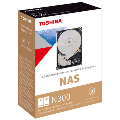 Жорсткий диск 3.5" 18TB N300 Toshiba (HDWG51JUZSVA) Жорсткий диск 3.5" 18TB N300 Toshiba (HDWG51JUZSVA)