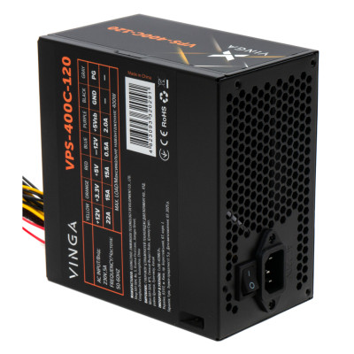 Блок живлення Vinga 400W ОЕМ (VPS-400С-120) Блок живлення Vinga 400W ОЕМ (VPS-400С-120)