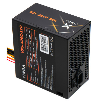 Блок живлення Vinga 400W ОЕМ (VPS-400С-120) Блок живлення Vinga 400W ОЕМ (VPS-400С-120)