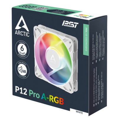 Кулер до корпусу Arctic P12 PRO A-RGB WHT (ACFAN00311A) Кулер до корпусу Arctic P12 PRO A-RGB WHT (ACFAN00311A)