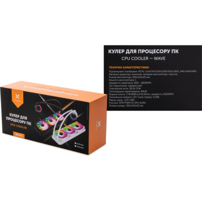 Система рідинного охолодження Vinga Wave Black Система рідинного охолодження Vinga Wave Black