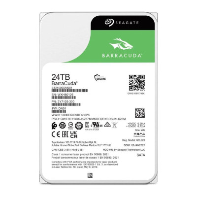 Жорсткий диск 3.5" 24TB Seagate (ST24000DM001) Жорсткий диск 3.5" 24TB Seagate (ST24000DM001)