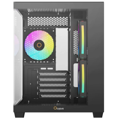 Корпус для ПК OCYPUS GAMMA-C54-BKD300XX-GL Корпус для ПК OCYPUS GAMMA-C54-BKD300XX-GL