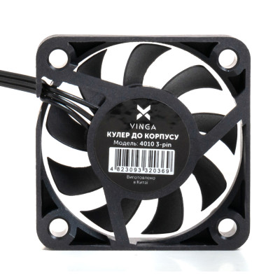 Кулер до корпусу Vinga 4010 3-pin ОЕМ Кулер до корпусу Vinga 4010 3-pin ОЕМ