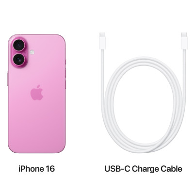 Мобільний телефон Apple iPhone 16 128GB Pink (MYEA3) Мобільний телефон Apple iPhone 16 128GB Pink (MYEA3)