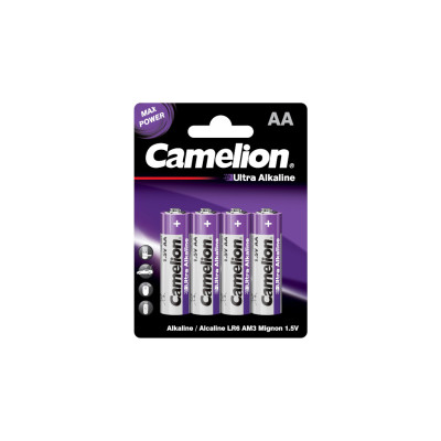Батарейка Camelion AA LR6 Ultra Alkaline * 4 (LR6-BP4UT)