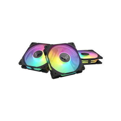 Кулер до корпусу ASUS TUF Gaming TR120 ARGB Reverse Triple Pack Black (90DA00D0-B09020)