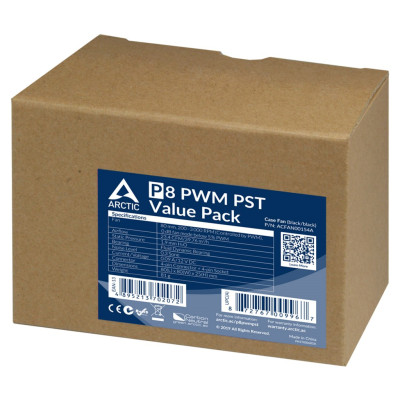 Кулер до корпусу Arctic P8 PWM PST (ACFAN00154A) Кулер до корпусу Arctic P8 PWM PST (ACFAN00154A)