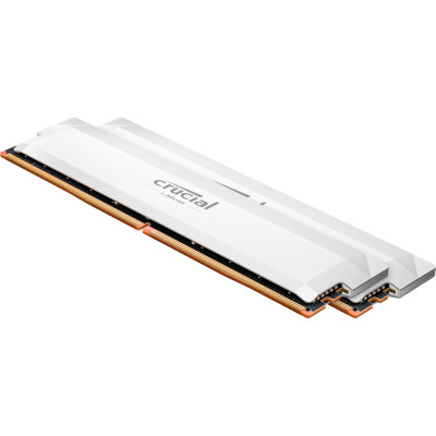 Модуль пам'яті для комп'ютера DDR5 64GB (2x32GB) 6400 MHz Pro Overclocking White Micron (CP2K32G64C40U5W) Модуль пам'яті для комп'ютера DDR5 64GB (2x32GB) 6400 MHz Pro Overclocking White Micron (CP2K32G64C40U5W)