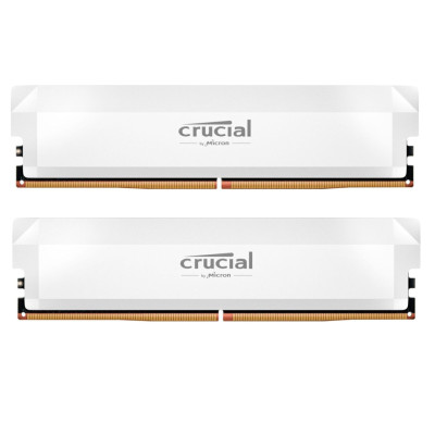 Модуль пам'яті для комп'ютера DDR5 64GB (2x32GB) 6400 MHz Pro Overclocking White Micron (CP2K32G64C40U5W)