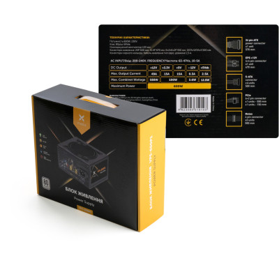 Блок живлення Vinga 600W (VPS-600P1) Блок живлення Vinga 600W (VPS-600P1)