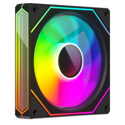 Кулер до корпусу Zezzio PRISM 6 Pro ARGB Black Reverse