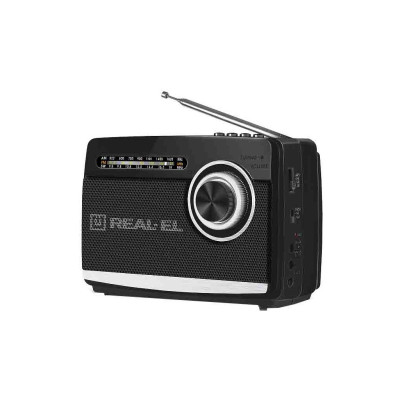 Портативний радіоприймач REAL-EL X-510 Black (EL121800003) Портативний радіоприймач REAL-EL X-510 Black (EL121800003)