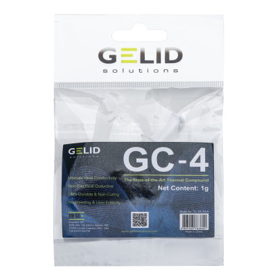 Термопаста Gelid Solutions GC4 1g (TC-GC-04-A) Термопаста Gelid Solutions GC4 1g (TC-GC-04-A)