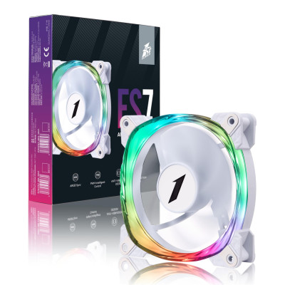 Кулер до корпусу 1stPlayer FS7 White (FS7-WH-1IN1) Кулер до корпусу 1stPlayer FS7 White (FS7-WH-1IN1)