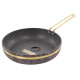 Сковорода Brioni антипригарна Royal Stone Sandstone gold 26 см