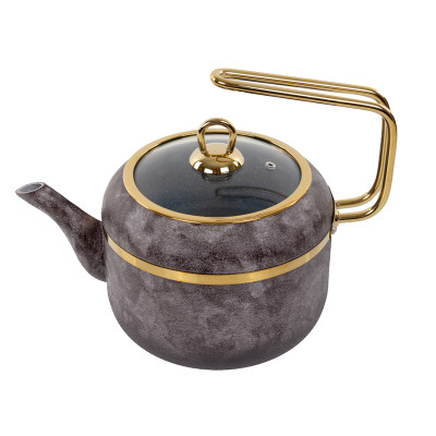 Чайник Brioni Royal Stone Sandstone gold 2,5 л