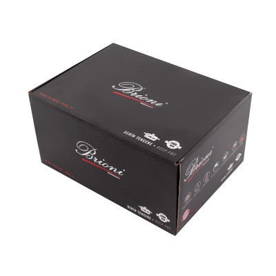 Каструля Brioni антипригарна Royal Stone Ti̇gereye Gold 18 см, 2,5 л
